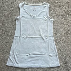 White Sleeveless Top